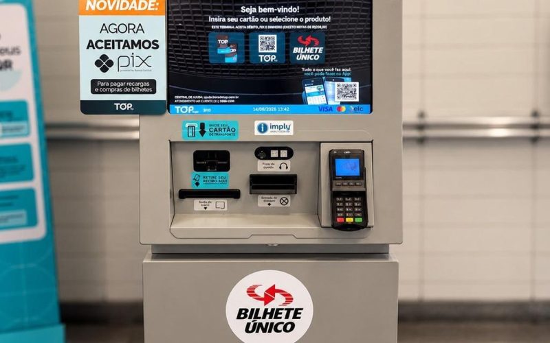Metrô de São Paulo amplia uso do Pix no autoatendimento
